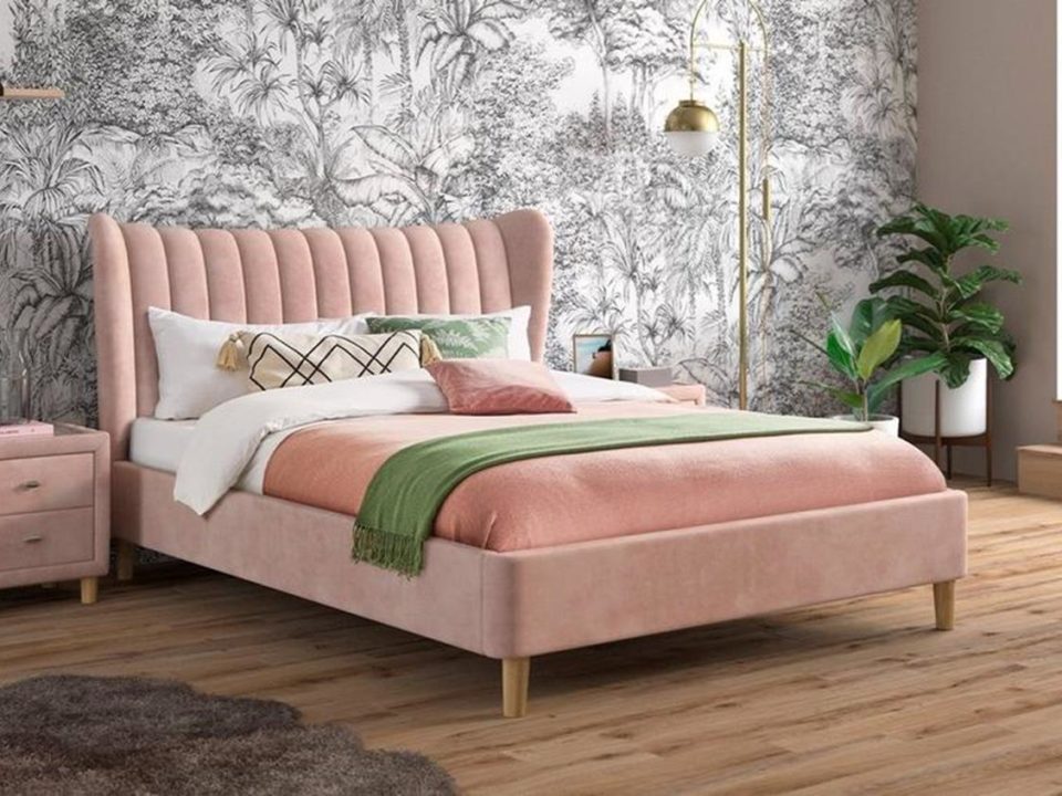 Łóżko Jasmine Różowe