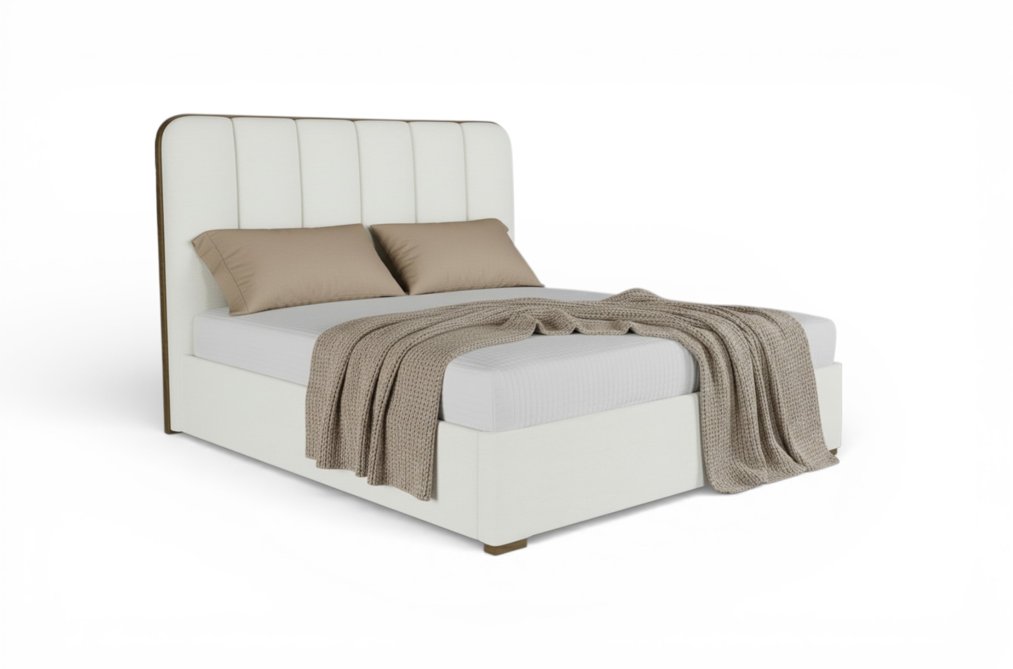 Łóżko tapicerowane z pojemnikiem CALMO